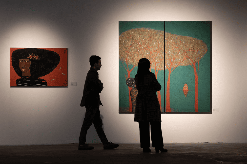 Chỉ cần bước đi ngang qua những tác phẩm nghệ thuật tại VCCA bạn đã có ngay một bức ảnh đẹp (Nguồn: VCCA Vincom Center for Contemporary Art)